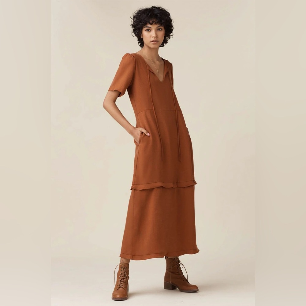 Vetta House Dress XS Terracotta